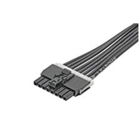Molex Nano-Fit-To-Nano-Fit Off-The-Shelf (Ots) Cable Assembly, Single Row, 1.0M Length 1451300810